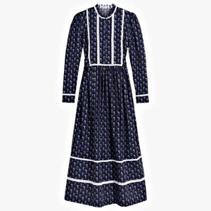 TUCKERNUCK Pink City Prints Midnight Strawberry Audrey dress Medium